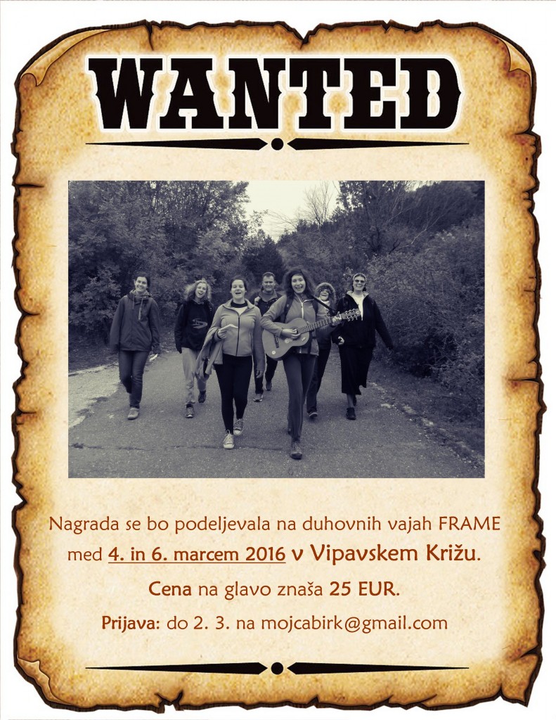 wanted-vabilo